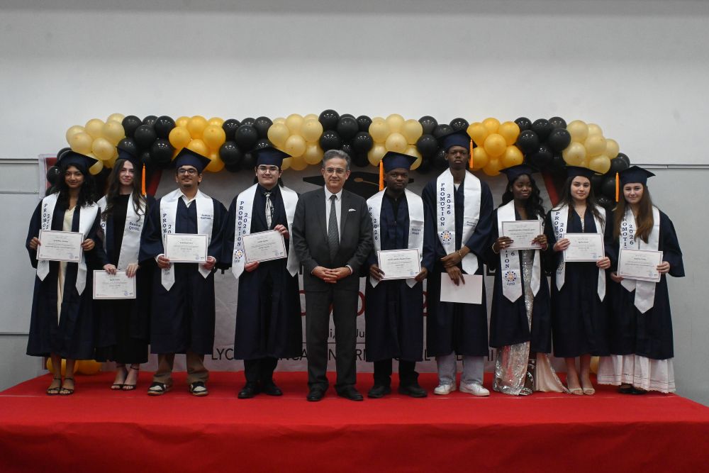 French Ambassador Thierry Mathou Honours Graduates at Lycée Français International de Delhi